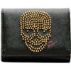 Betsey Johnson Skull Boss - Portafogli Trifold, nero, taglia unica