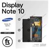 SAMSUNG DISPLAY NOTE 10 N970 SOFT OLED NERO BLACK FRAME PARI ORIGINALE