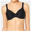 TRIUMPH reggiseno con ferretto MODERN SOFT+COTTON W cotone NERO misure extra gra