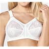 TRIUMPH reggiseno senza ferretto pizzo DOREEN forte sostegno BIANCO coppe C D