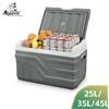 HOMCOM Frigorifero per Auto da 25/45L Mini Frigo Portatile Elettrico per Auto Viaggio