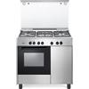 De'Longhi Cucina De Longhi FMX96B5ED 90x60 Con 5 Fuochi Colore Inox