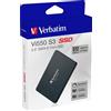 Verbatim Vi550 S3 512GB SSD Interno 2.5" SATA Hard Disk Stato Solido PC Laptop