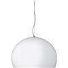 Kartell Small FL/Y Lampada da Soffitto, Bianco Opaco, Diametro 38cm