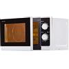 Non applicabile Sharp R200INW - Microonde, 20 l, controllo meccanico, 800 W, colore: argento - N