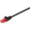 Goobay 68678 CAT 6 Cavo Patch, Rete U/UTP, Nero, 10m Length