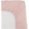 DOMIVA - Lenzuolo con angoli elasticizzati, 70 x 140 cm, colore: Rosa antico