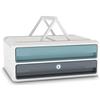 Cep Modulo MoovUp Secure 2 grandi cassetti 9-111 Verde Acqua/Grigio Ora