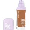 Maybelline New York 30H Lumi Matte Foundation, look ultra fresco a lunga durata, con finitura opaca, fondotinta strutturabile e riflettente, colore: 350 marrone medio scuro, neutro, Superstay