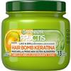Garnier Maschera per capelli fortificante Fructis Smooth & Brilliant che leviga e nutre, con cheratina vegetale liquida e olio di argan - 320 ml