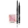 Deborah Milano - Set Makeup Matita Occhi 24 Ore Automatica Waterproof 01 Black, Ombretto Color Lovers 05 Intense Pink, Cremoso Long Lasting, e Penna Eyeliner 24 Ore Extra Mat, Lunga Tenuta