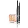 Deborah Milano - Set Makeup Matita Occhi 24 Ore Automatica Waterproof 01 Black, Ombretto Color Lovers 03 Super Gold, Cremoso Long Lasting, e Penna Eyeliner 24 Ore Extra Mat, Lunga Tenuta