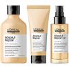 L'Oréal Professionnel Paris | KIT Shampoo Absolut Repair 300 ml + Balsamo 300 ml + Olio 90 ml| Routine Ristrutturante per Capelli Secchi e Danneggiati