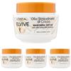 l'Oréal Paris Maschera Nutriente Elvive Olio Straordinario Olio Fine di Cocco per Capelli da Normali a Secchi - 300 ml, 1 pezzo (Confezione da 4)