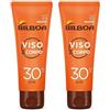 Bilboa, Viso&Corpo, Crema Viso e Corpo con Protezione SPF 30 - Travel Size per Abbronzatura Duratura e Intensa, Contrasta i Segni dell'Invecchiamento - Formato da Viaggio da 75 ml (Confezione da 2)