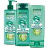 Garnier Fructis Routine Completa Idratante, Con Shampoo, Balsamo e Air Dry Cream, Per Capelli Disidratati, Con Gel di Aloe Vera e Acido Ialuronico, Aloe Hydra Bomb