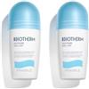 BIOTHERM Deo Pure, Deodorante Antitraspirante, Per Tutti i Tipi di Pelle, Sensazione di Morbidezza e Freschezza Dopo l'Uso, Con Complesso Minerale Attivo, Non Appiccica, 75 ml (Confezione da 2)
