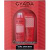 GYADA COSMETICS, CURL CARE BOX, Set Regalo per Capelli Ricci, Kit con Shampoo e Balsamo, a Base di Succo di Aloe Vera, Olio di Lino, Cocco, Argan e Jojoba, 250 ml + 200 ml
