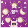 Accentra Set bombe da bagno COSMIC GIRL, in confezione regalo, 5 x 30 g, con dolce profumo di Bubblegum