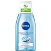 NIVEA Struccante Occhi Extra Delicato 6 x 125 ml, Struccante bifasico per trucco e mascara, Olio struccante con Acido Ialuronico Puro, Non irrita, Senza profumo, Per occhi sensibili