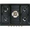 SMEG SR775AO PIANO COTTURA GAS 5 BRUCIATORI 70CM DESIGN CORTINA ANTRACITE