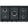 SMEG SRV896AOGH PIANO COTTURA GAS 90CM 5 FUOCHI LINEA COLONIALE ANTRACITE