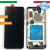LCD SCHERMO DISPLAY TFT CON FRAME NERO PER SAMSUNG GALAXY S21 SM-G990 SM-G991