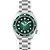Lorenz Orologio Uomo LORENZ 26169HH Bracciale Acciaio Verde Sub 100mt