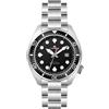 Lorenz Orologio Uomo LORENZ 26169FF Bracciale Acciaio Nero Sub 100mt