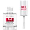 Rimmel London, Nail Care Base & Top coat 7 in 1, Rinforza, Leviga e Protegge il Colore, Formula Vegana ad Asciugatura Rapida, 12ml