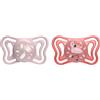 CHICCO Ciuccio Neonato 6-16 Mesi Tettarella Physio 2Pz Rosa - PhysioForma Light Chicco