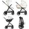 CHICCO Bellagio Passeggino Trio 0M-22Kg + Carrozzina + Seggiolino Amber Glow Chicco