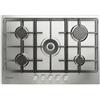 Indesit Piano cottura gas 5 zone THP 751 W IX I IT 1 Inox (75cm)