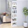 vidaXL Libreria/Divisorio Bianco 40x30x198 cm