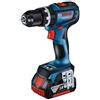 Bosch Professionale Trapano Combinato 18V 2 X 4.0Ah Li-Ion GSB 18V-90 C