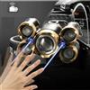 Lampada Testa Torcia Campeggio Lampada 3 Led Ultra Power Ricaricabile 12v 220v
