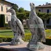 FratelliVagnoni 2 Aquile Aquila in cemento marmo con base arredo giardino falco aquilotto coppia