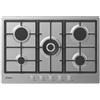 Candy Timeless CHG74WX Acciaio inossidabile Da incasso 74.5 cm Gas 5 Fornello(i)