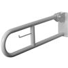 Metaform Barra d'appoggio Maniglione Maniglia Ribaltabile 70 cm Anziani Disabili Bagno