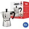 Bialetti 6x Bundle Bialetti Moka Express 3 Tazze