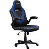 Trust GXT 703B RIYE Sedia per gaming universale Nero, Blu