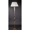 Piantana lampada da terra classica cristallo oro Design Swarovsky coll. sparta