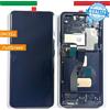 LCD SCHERMO DISPLAY TFT CON FRAME NERO PER SAMSUNG GALAXY S21 ULTRA SM-G998