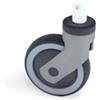 Moretti Spa Ruota senza Freno Compatibile con Sedie Comode per WC e per Doccia mod. RS847 e