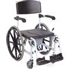 Moretti Spa Sedia Comoda per Anziani per WC e doccia autospinta seduta da 50 cm Imbottitura