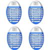 NO BRAND 4 Pezzi Lampade da Presa Elettrica Antizanzare Repellente Insetti Mosche Falene