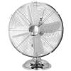 CFG Ventilatore da Tavolo 30cm Metallo Cromato 3 Velocita Oscillante Silenzioso 35W