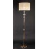 Piantana lampada da terra classica in cristallo oro Design Swarovsky coll. creta
