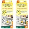 Orphea - Antitarme Alimentare, Elimina le Farfalline del Cibo e ne Previene lo Sviluppo, Senza Insetticida, Inodore Azione Naturale, 3 Trappole (Confezione da 2)