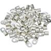 ERKO 50 pezzi capicorda ad occhiello non isolati professionali per vite M8 e cavo di sezione 35 mm2 realizzati secondo la norma DIN 46234.